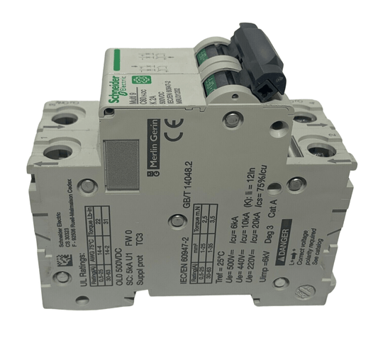 SCHNEIDER ELECTRIC M9U31202 Circuit Breaker 500VDC Multi 9 - Chase Surplus