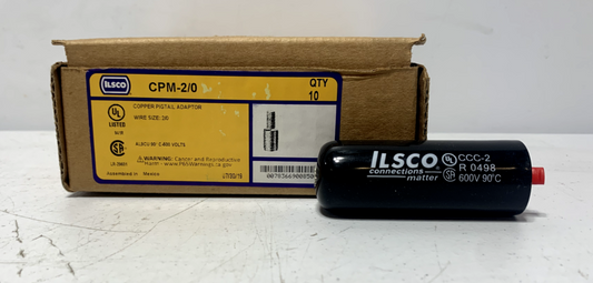 ILSCO CPM-2/0 Wire Reducer Copper Pigtail Adaptor Size 2/0AWG