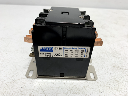 Mars 17435 Definite Purpose Contactor 40 Amp 3-Pole w/Lugs 24VAC