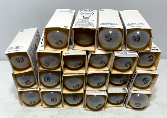 Philips 40A-34A-EW Econ-O-Watt Frosted Bulb 30W 120V pk of 2 (lot of 22) - Chase Surplus