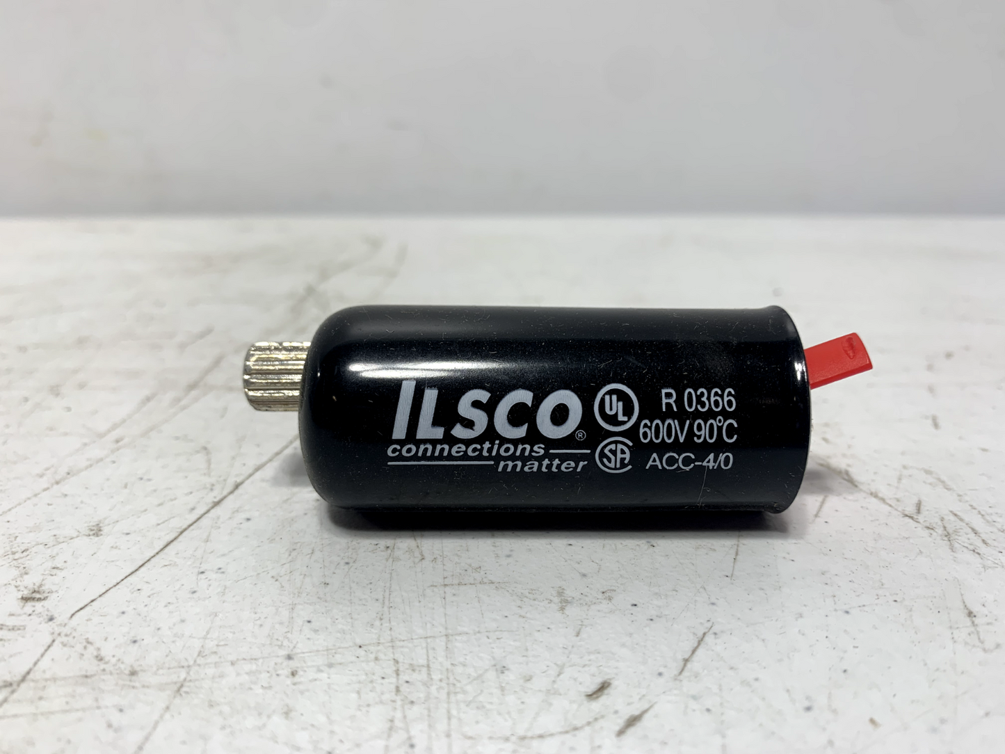 Ilsco ACO-3/0 Aluminum Compression Pigtail Adaptor Offset Conductor Size 3/0 Tin