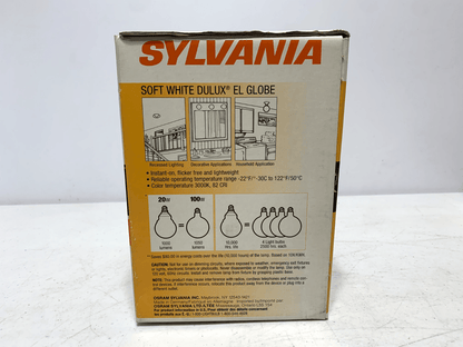 Sylvania 29259 Compact Fluorescent 20W 10k hours (lot of 2) - Chase Surplus