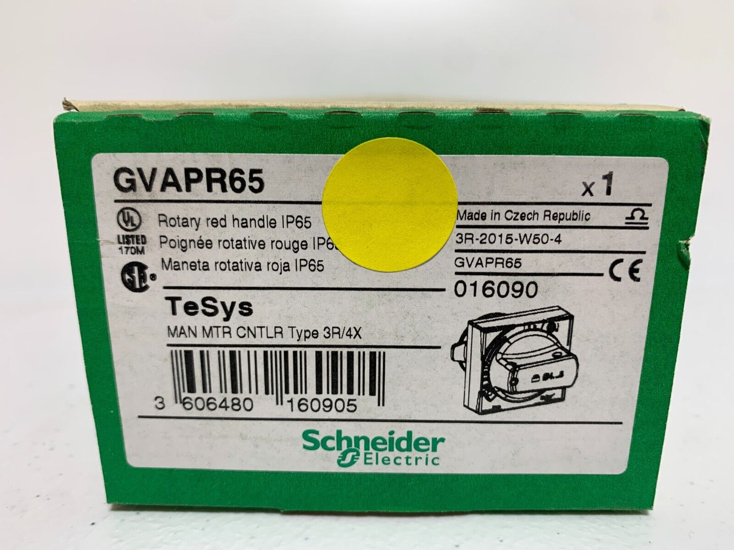 SCHNEIDER ELECTRIC GVAPR65 RED ROTARY HANDLE - Chase Surplus