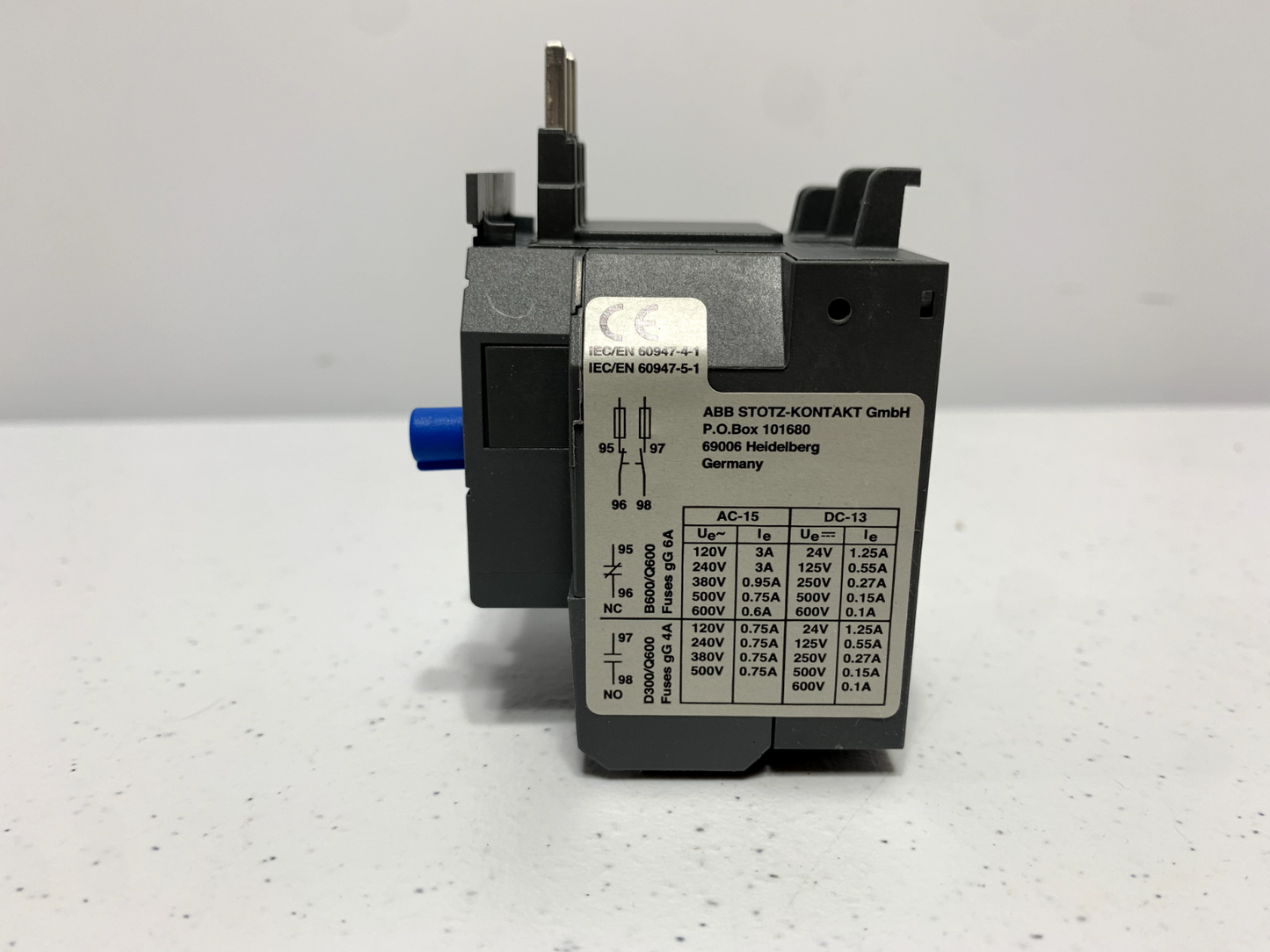 ABB T16-5.7 Thermal Overhead Relay 4.2-5 Amp