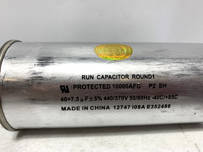 Supco CD40+7.5x440R Run Capacitor 370/440V (lot of 4) - Chase Surplus