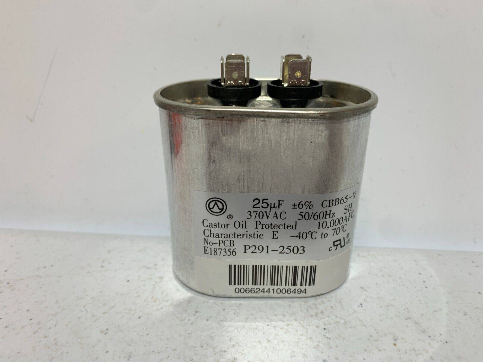 Totaline P291-2503 Run Capacitor 370V 25 MFD - Chase Surplus