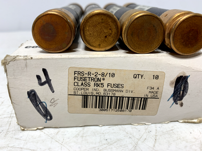 Cooper Bussmann FRS-R-2-8/10 Time Delay Fuses 2.8 Amp 600V RK5 (lot of 4)