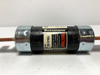 Cooper Bussmann FRN-R-150 Fusetron Time Delay Fuse Rk5 150 Amp 250VAC