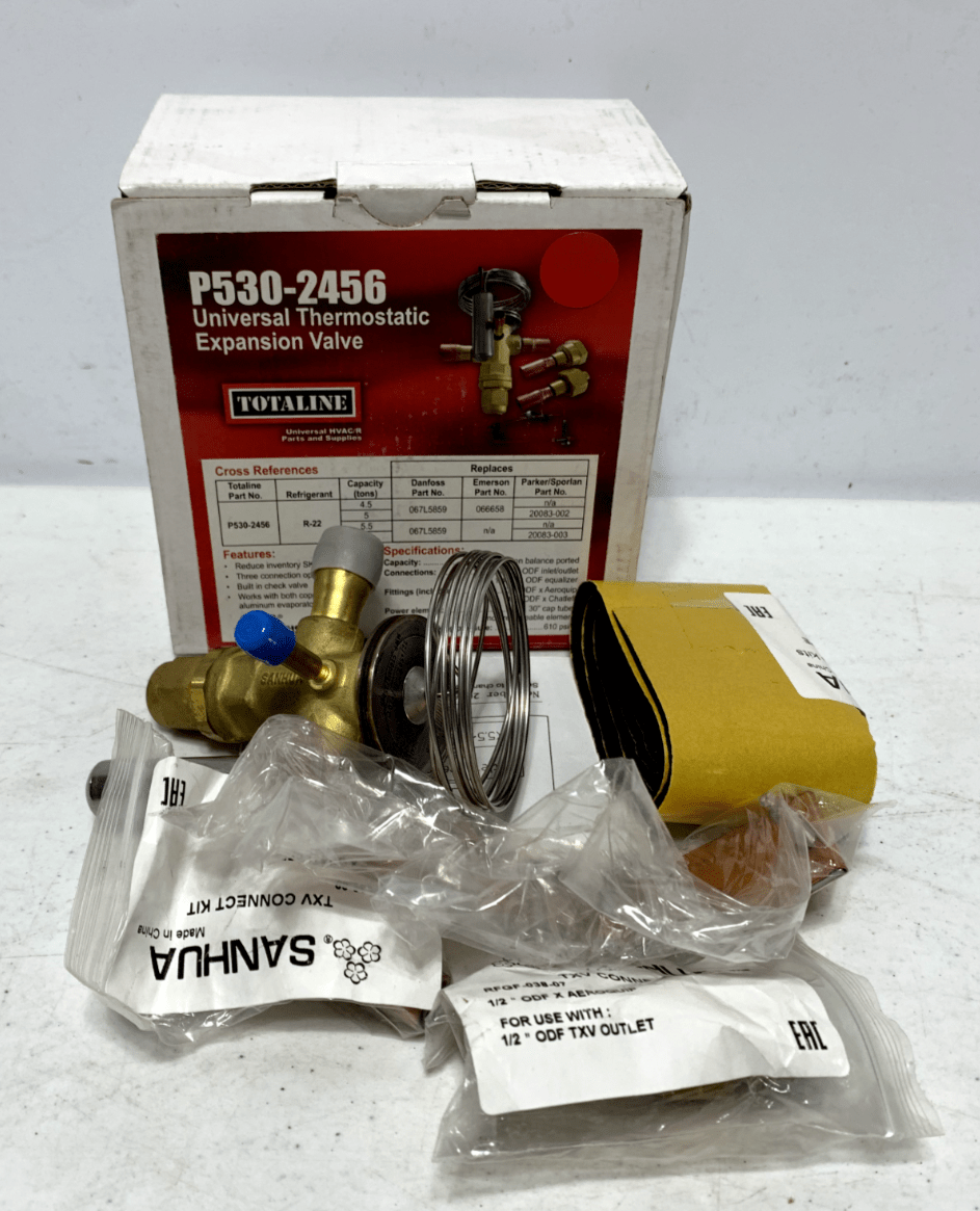 Totaline P530-2456 Universal Thermostatic Expansion Valve - Chase Surplus