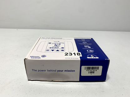 Johnson Controls FCP-PA-701-B Non-Programmable Thermostat for Fan Coils and PTAC