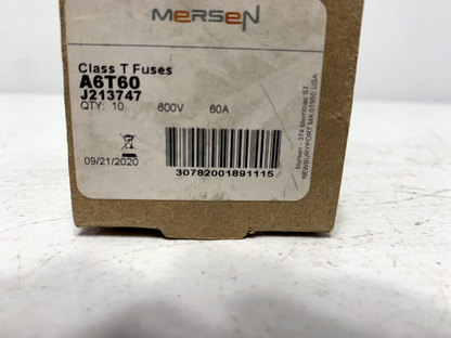 Mersen A6T60 Class T Fuse 600V 60 Amp