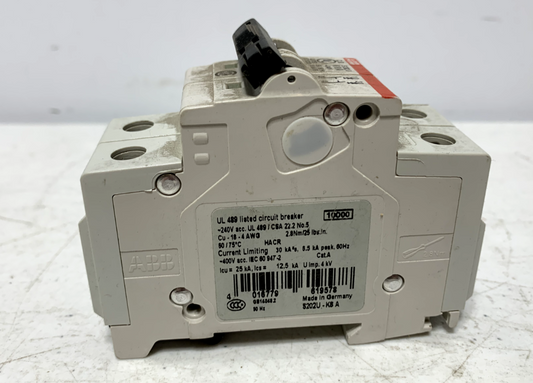 ABB S202U-K8 Mini Circuit Breaker 8 Amp 2P 240VAC