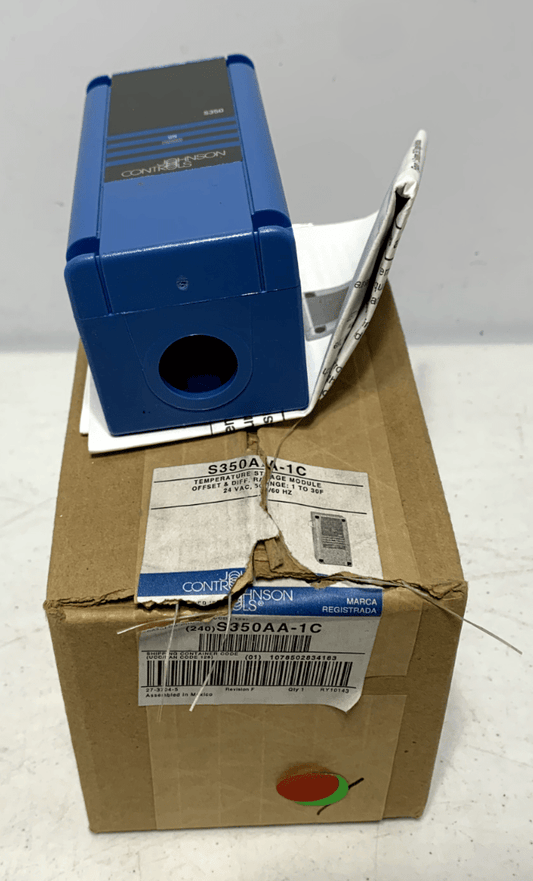 Johnson Controls S350AA-1 Temperature Stage Module Offset Range 1 to 30F 24VAC - Chase Surplus