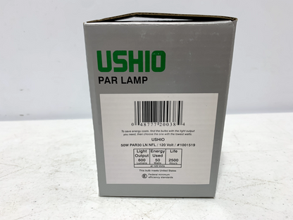 USHIO 50W/PAR30/LN/NFL Narrow Flood Light Bulb PAR30 50W 120V 1001519 (lot of 5) - Chase Surplus