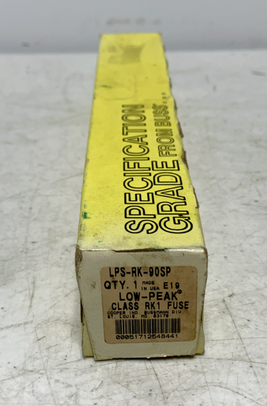 Cooper Bussmann LPS-RK-90SP Low Peak RK1 Fuse 90 Amp