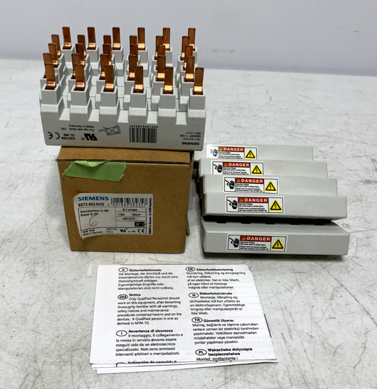 Siemens 5ST3-663 Busbar 115 Amp 6x1-phase (lot of 10)