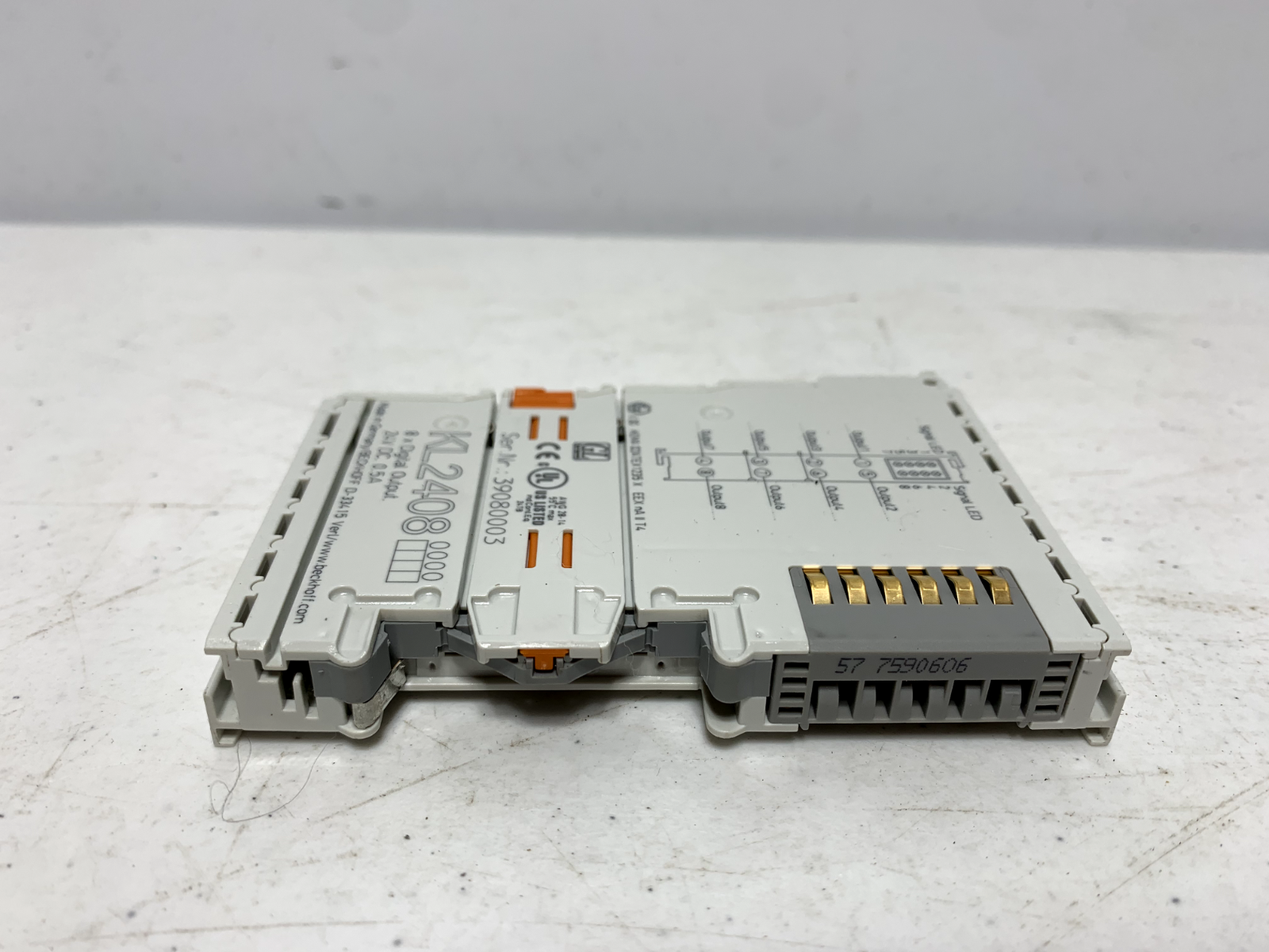 Beckhoff KL2408 8x Digital Output Module 24VDC 0.5A - Chase Surplus