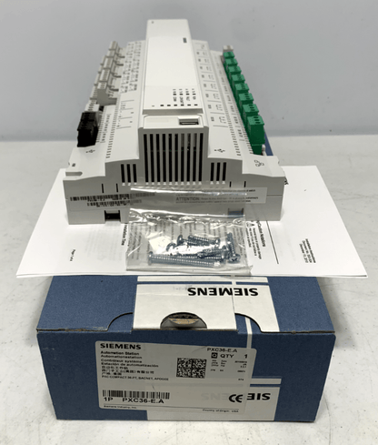 Siemens PXC36-E.A Automation Station 24VAC 36 point for BACnet Networks - Chase Surplus