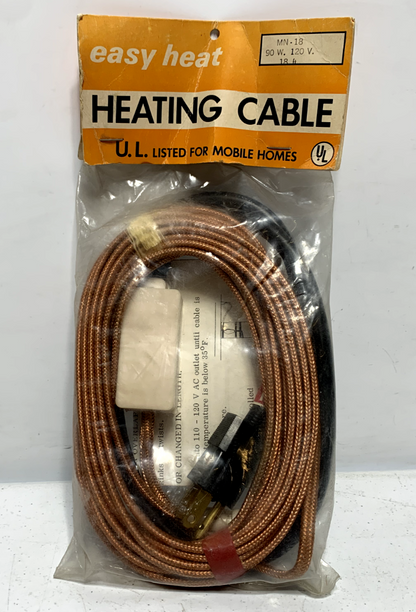 Easy Heat MN-18 Heating Cable MT-18 90W 120V 18ft