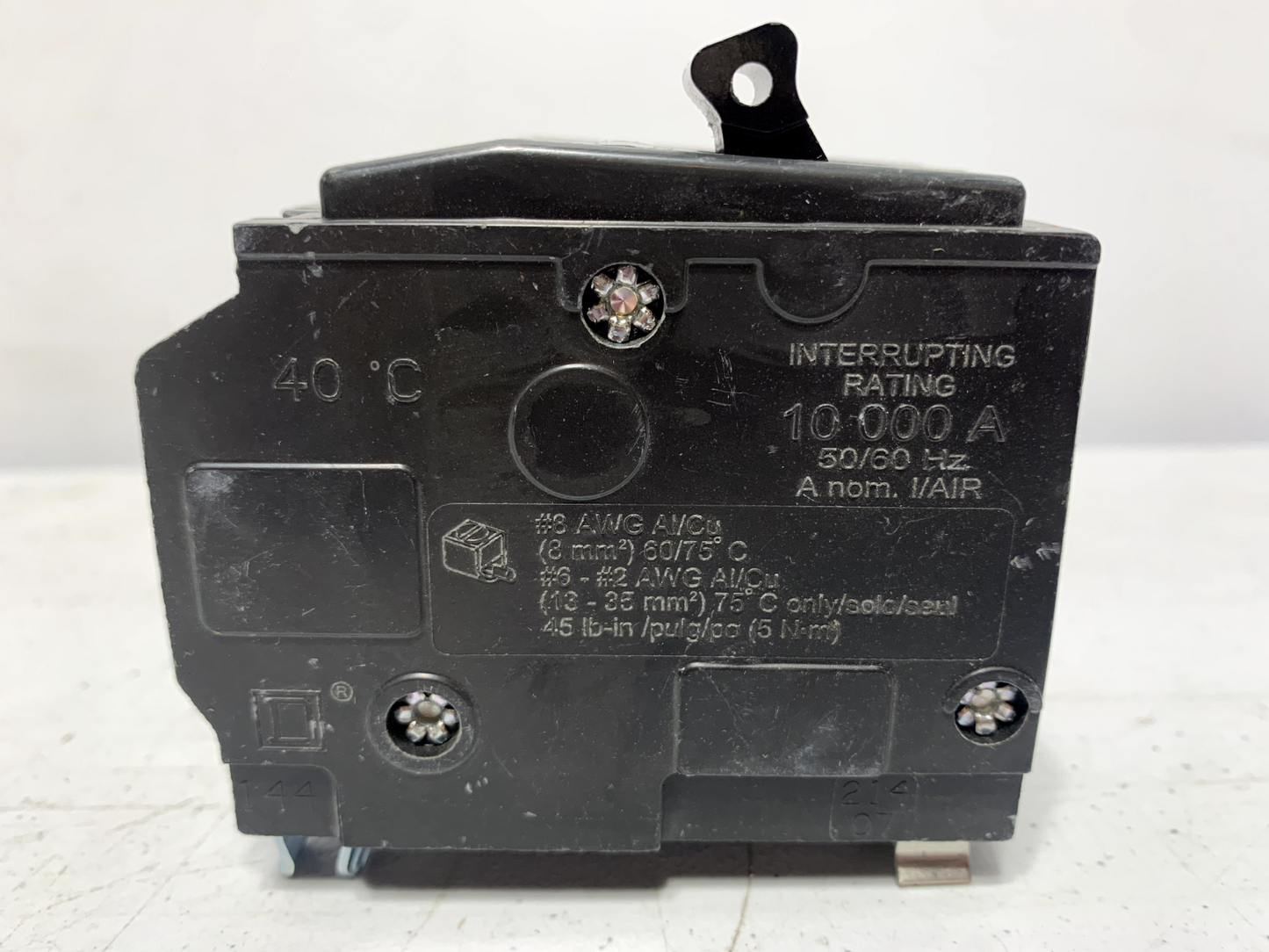 Square D QO260 Circuit Breaker 60 Amp 2 Pole 120/240 VAC 10kA