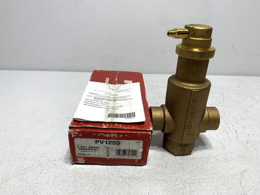 Honeywell PV125S Sweat SuperVent Air Eliminator Bronze 1-1/4"