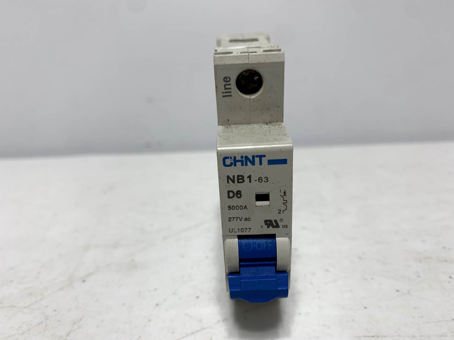 Chint NB1-63 D6 Circuit Breaker 1-Pole 6A 277VAC - Chase Surplus