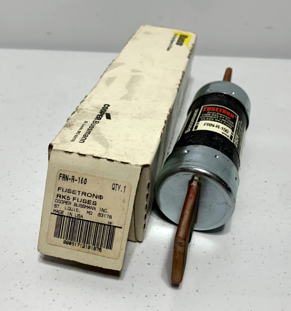 Cooper Bussmann FRN-R-150 Fusetron Time Delay Fuse Rk5 150 Amp 250VAC