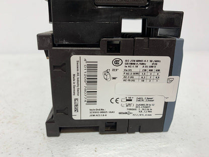 Siemens 3RA21101AA151BB4 SELF PROTECTED COMBINATION STARTER 1.6Amp 24V - Chase Surplus