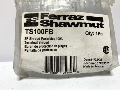 Ferraz Shawmut TS100FB Shroud Fuserbloc 37F83010 (lot of 2)