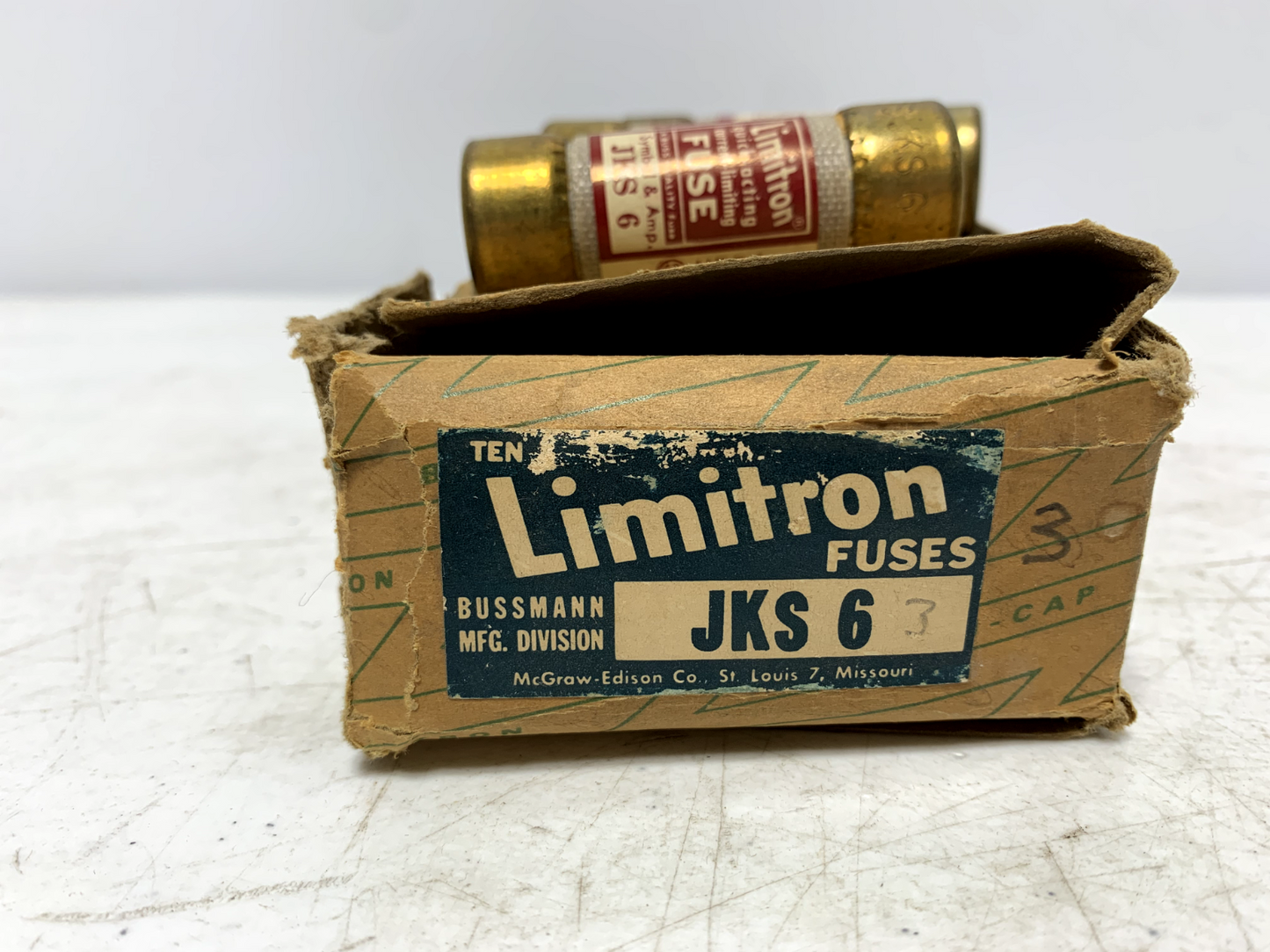 Cooper Bussmann JKS-6 Limitron Fuse 6A 600V (lot of 3)