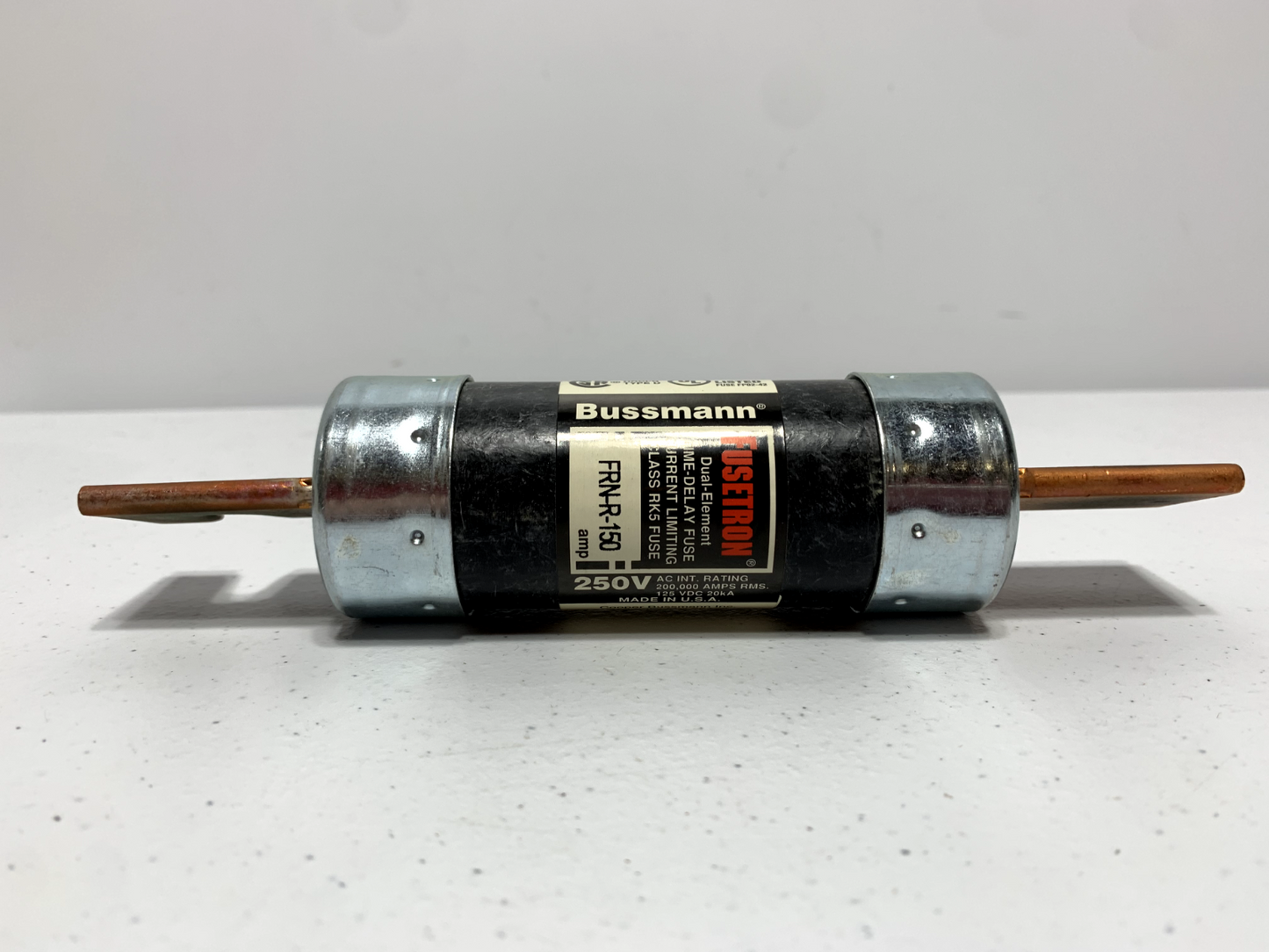 Cooper Bussmann FRN-R-150 Fusetron Time Delay Fuse Rk5 150 Amp 250VAC