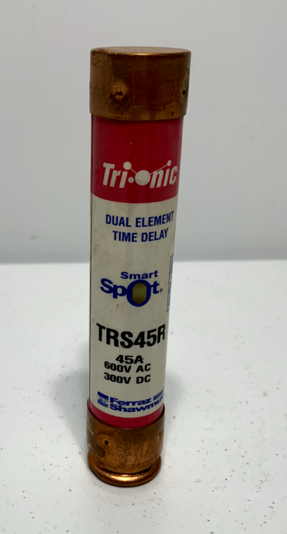 Ferraz Shawmut TRS45R Tri-onic Time Delay Fuse 45A 600VAC/300VDC