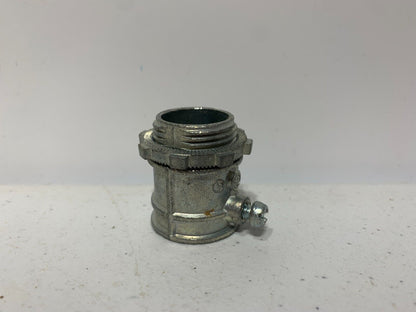 Bridgeport 231-DC2 ZINC EMT CONNECTOR 3/4" (Box of 12) - Chase Surplus