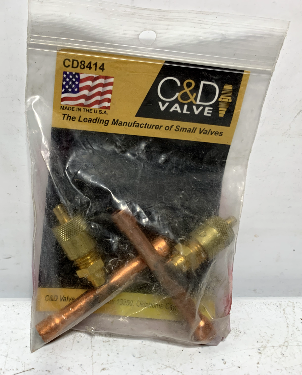 C&D Valve CD8438 Copper Access Tee Valve 3/8" (pk of 2)