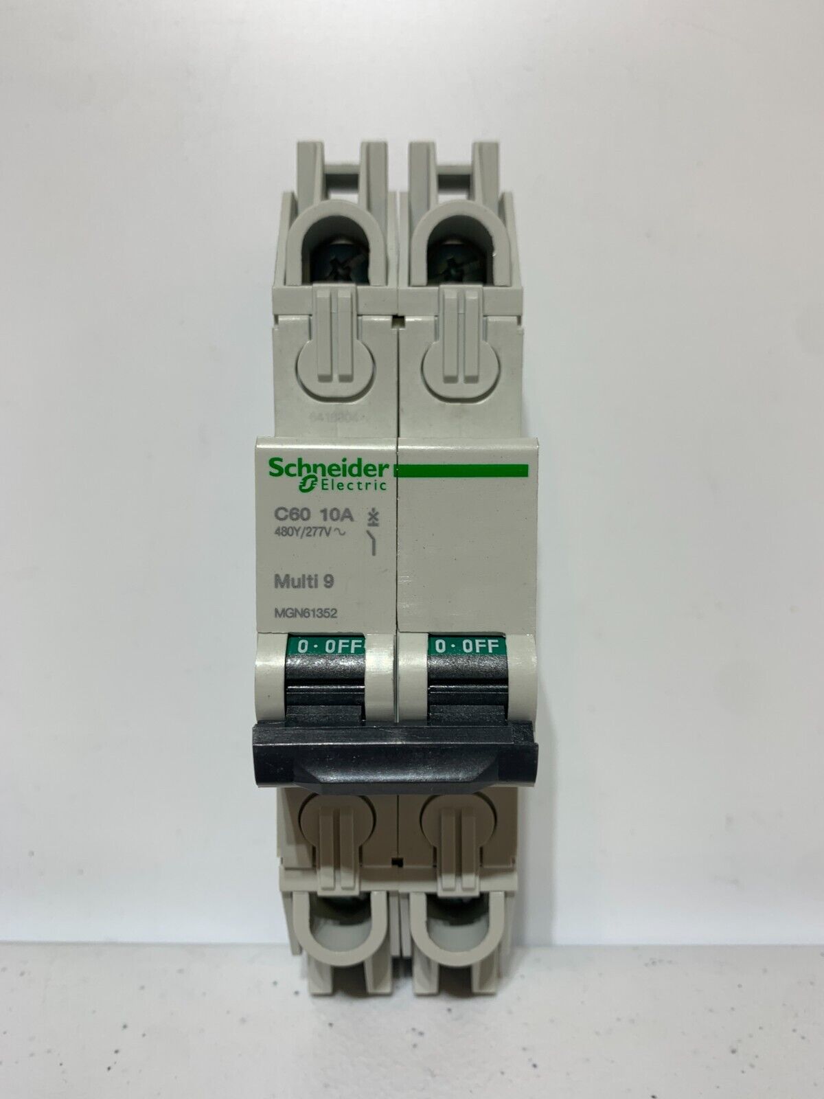 Schneider Electric MGN61352 Circuit Breaker D 10A 480/277V Multi 9 C60 2 pole - Chase Surplus