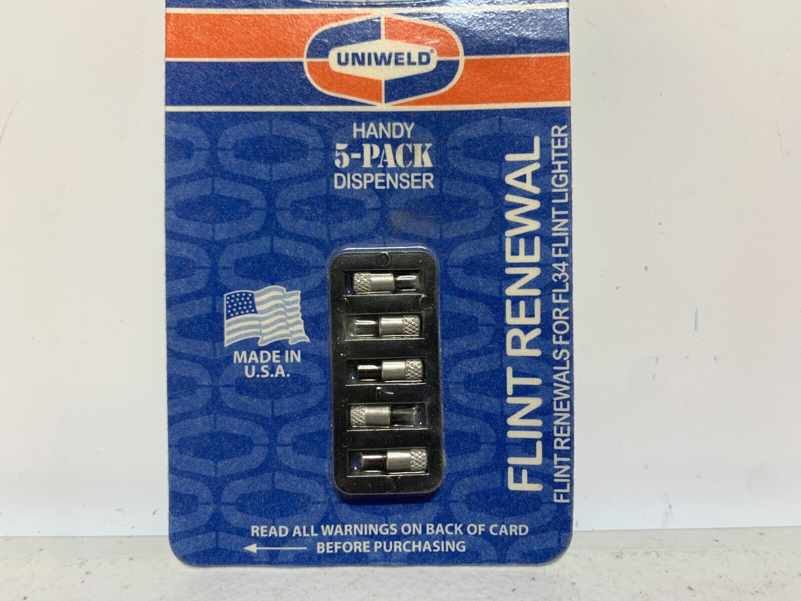 Uniweld FL37 Flint Renewals For Sparkers (pk of 5) - Chase Surplus