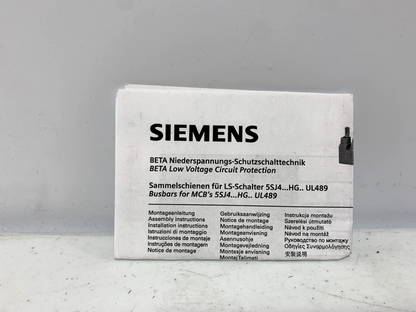 Siemens 5ST3-663 Busbar 115 Amp 6x1-phase (lot of 10)