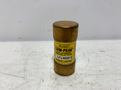 Cooper Bussmann LPJ-60SP Time Delay Fuse Low Peak Class J 60 Amp (lot of 4)