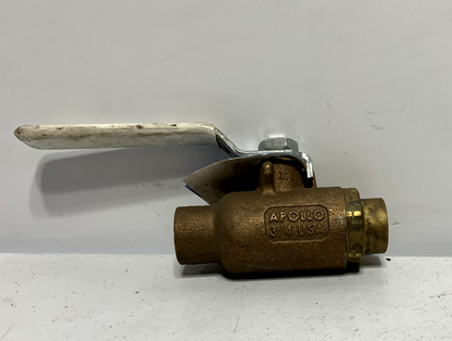 Apollo 70LF-244-01 2-Piece Ball Valve 3/4" Solder End Style Lead Free Bronze