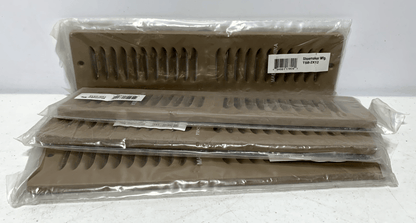 Shoemaker TSB-2X12 Toe Space Grille Brown Vent Cover Replacement (lot of 4) - Chase Surplus