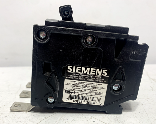 Siemens B315H Bolt-On Circuit Breaker 15V 240V 3 Pole