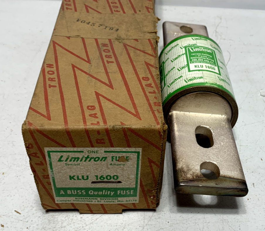 Cooper Bussmann KLU-1600 Limitron Class L Fuse 1600 Amp 600V