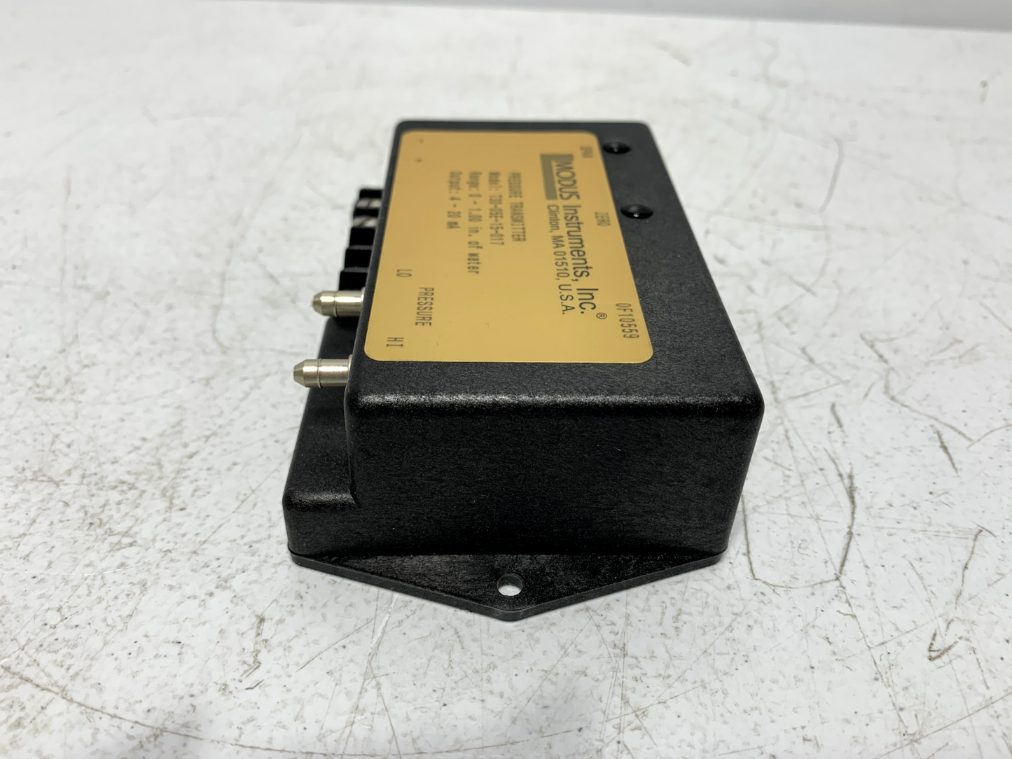 Modus Instruments T30-010 Air Differential Pressure Transmitter 0-1.00 WC 4-20mA