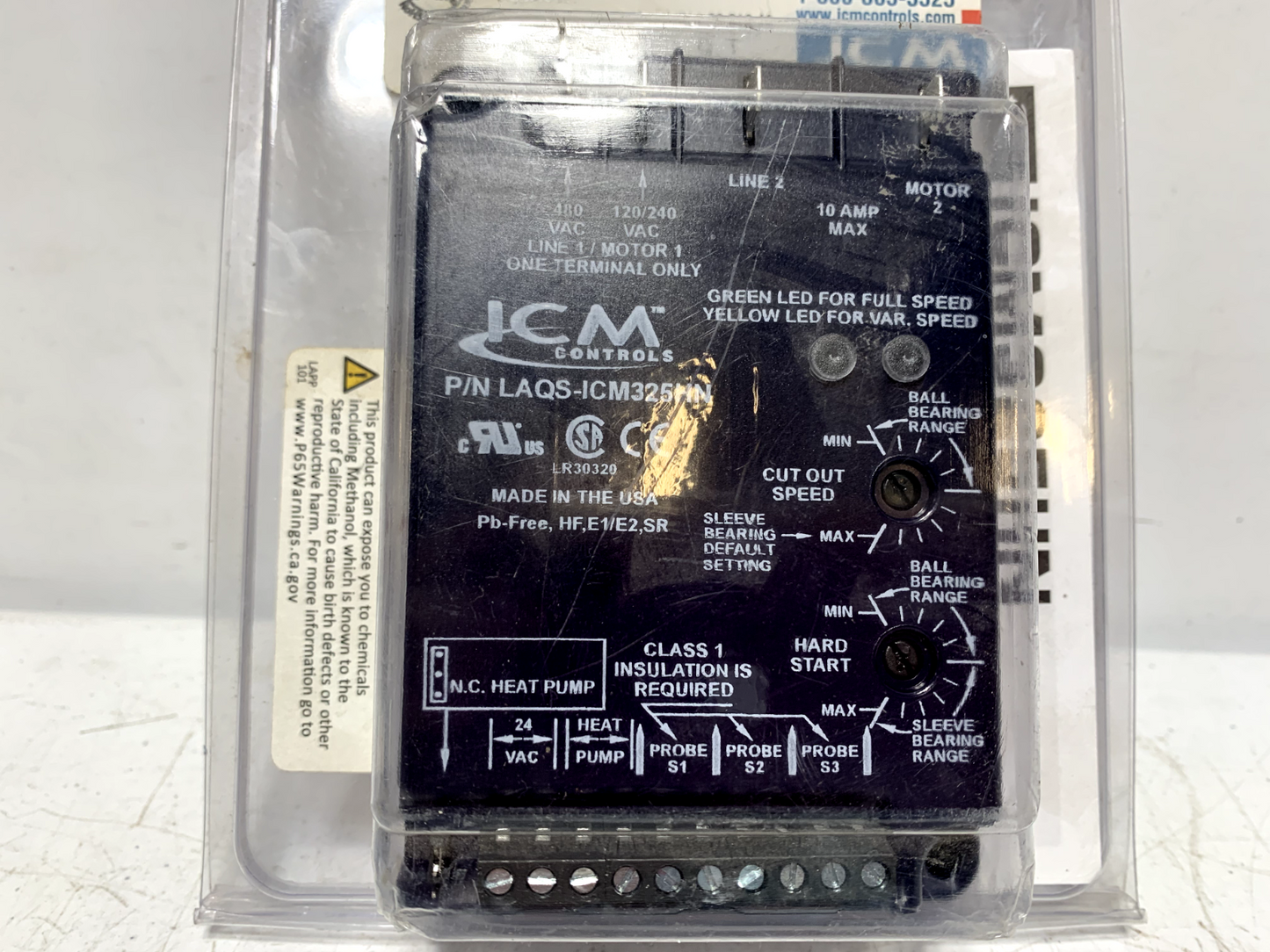 ICM Controls ICM325HNC-LF Head Pressure Control 120/480 VAC at 60/50 Hz