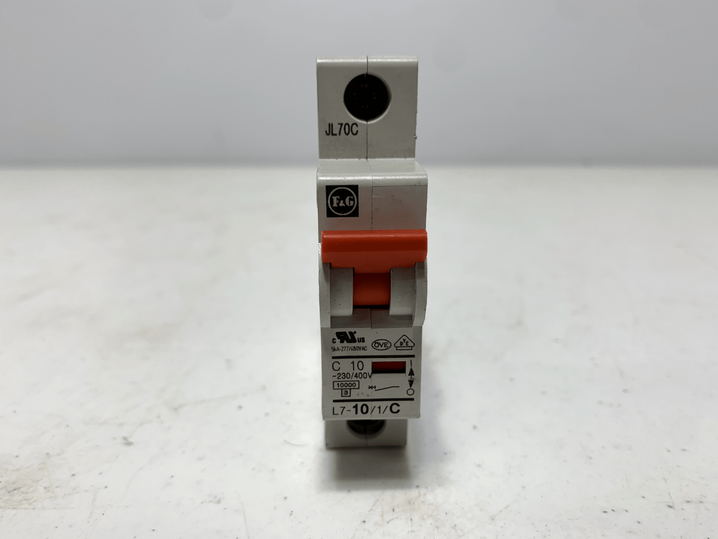 F&G L7-10/1/C Circuit Breaker 10A 340/400V - Chase Surplus