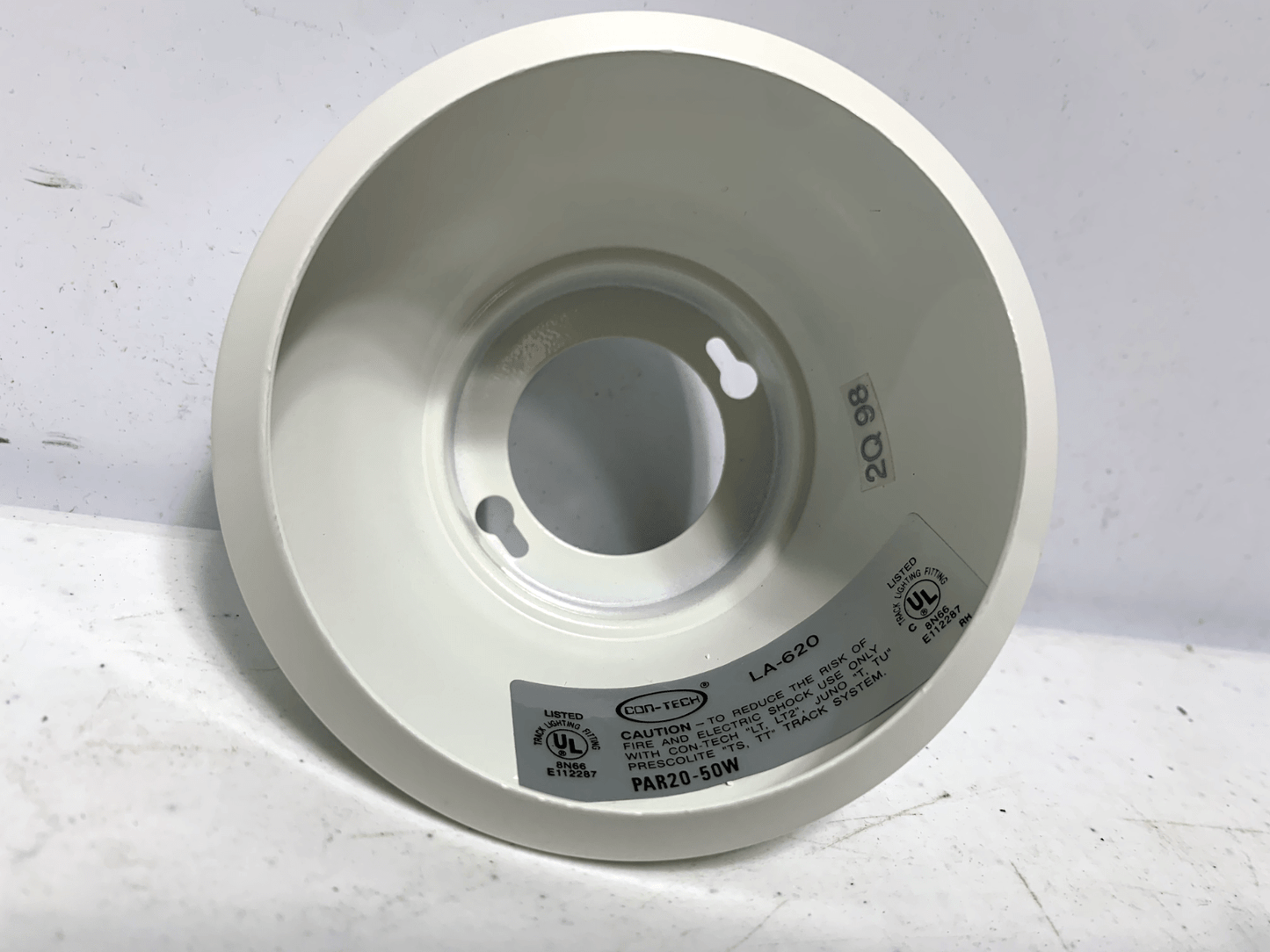 Con-Tech LA-620 Lampshade PAR30 Shade White LA-620-P (lot of 2) - Chase Surplus