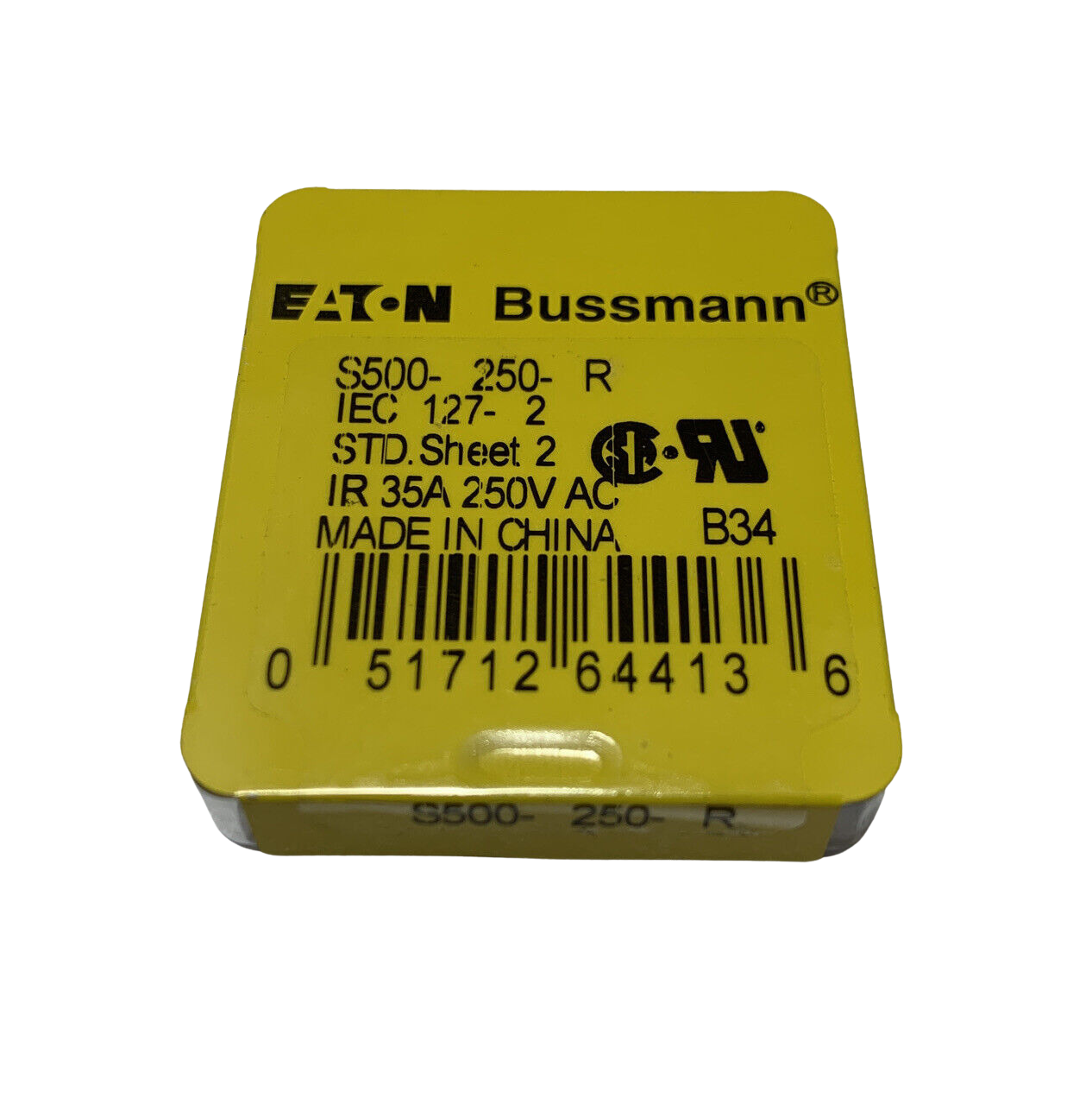 BUSSMANN S500-250-R FUSE CARTRIDGE (5 pk) - Chase Surplus