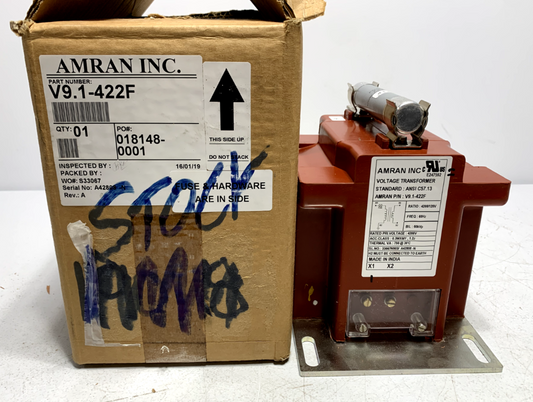 Amran V9.1-422F Voltage Potential Transformer 5.6kV BIL 60kV Full Wave 4200/120V