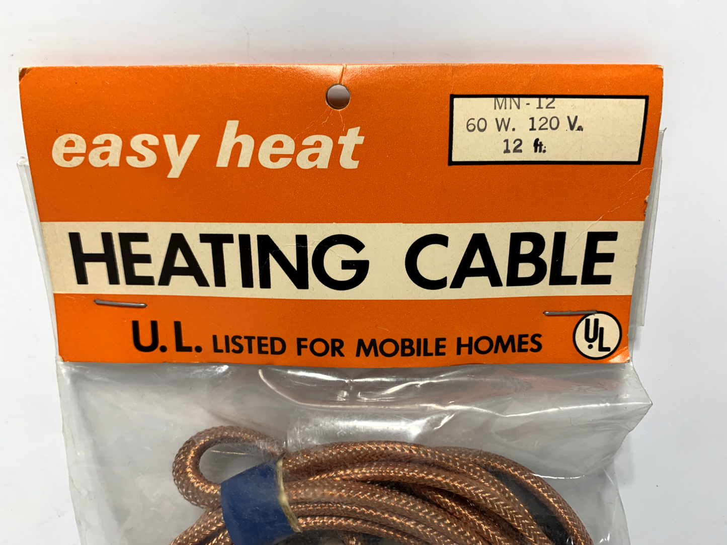 Easy Heat MN-12 Heating Cable 60W 120V 12ft