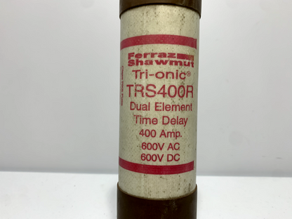 Ferraz Shawmut TRS400R Tri-onic Dual Element Time Delay Fuse 400A 600VAC/DC